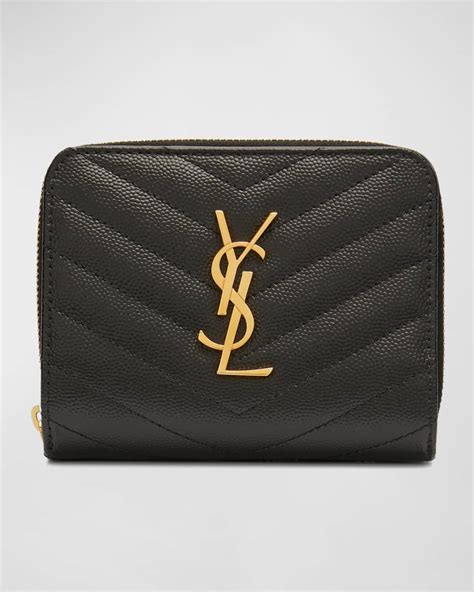 ysl black fold wallet|ysl wallets best price.